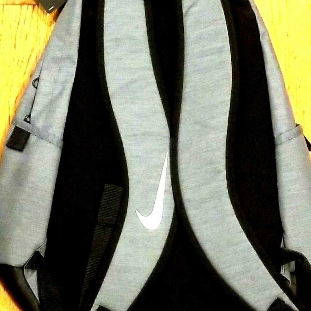 nike brasilia backpack flint grey black white x-la